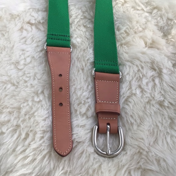 Dooney & Bourke (D&B) 6949 Leather, Brass and Canvas Belt - Excellent Condition - Picture 16 of 16